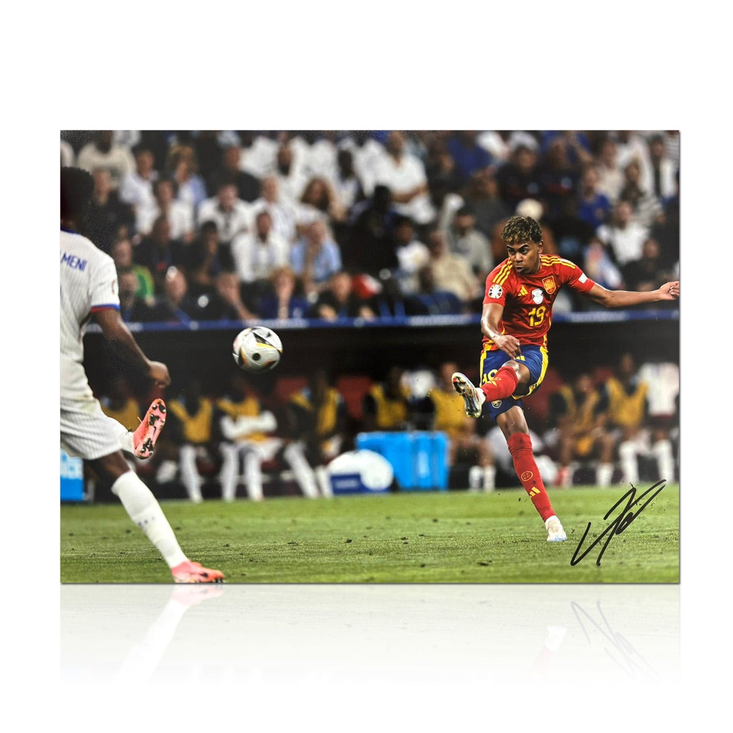 Lamine Yamal 19 Signed Spain Football Photo: EURO Semi-Final (Unframed)