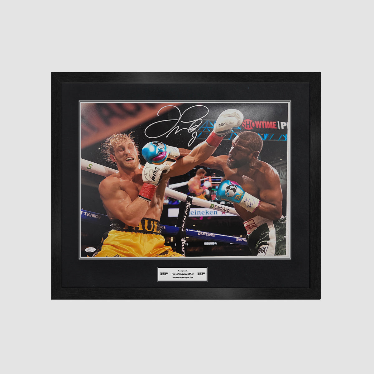 Floyd Mayweather Jr. Signed Image - Mayweather vs Logan Paul