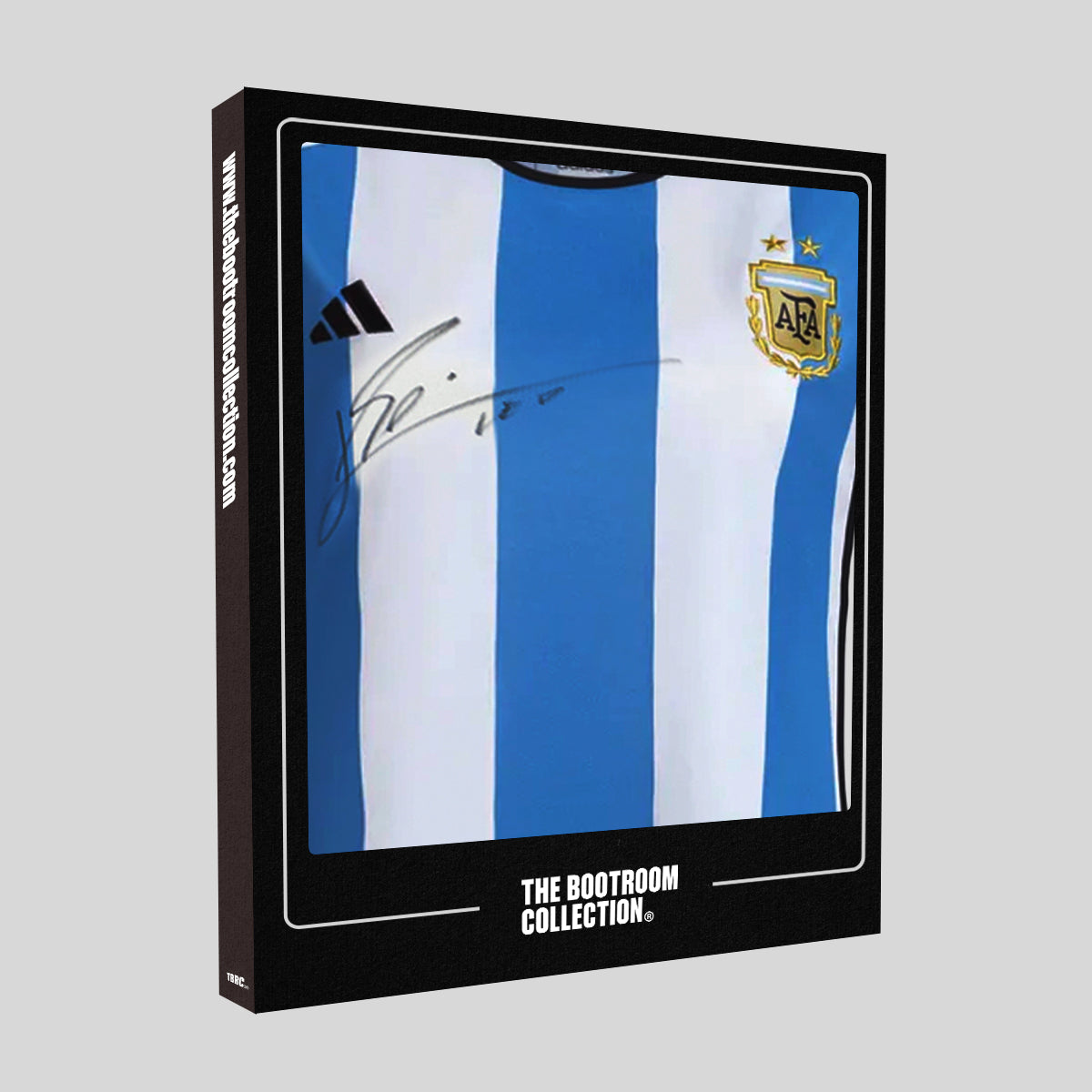 LIONEL MESSI OFFICIAL FRONT SIGNED  ARGENTINA WORLD CUP HOME SHIRT