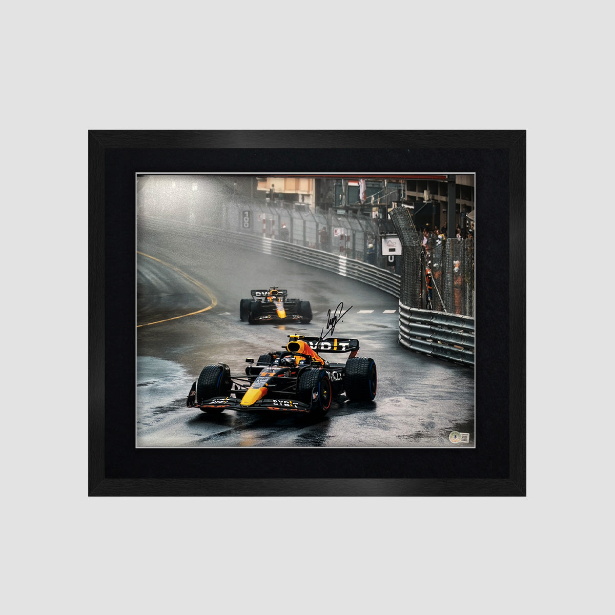 Sergio Perez Signed Image - Winning The Monaco Grand Prix