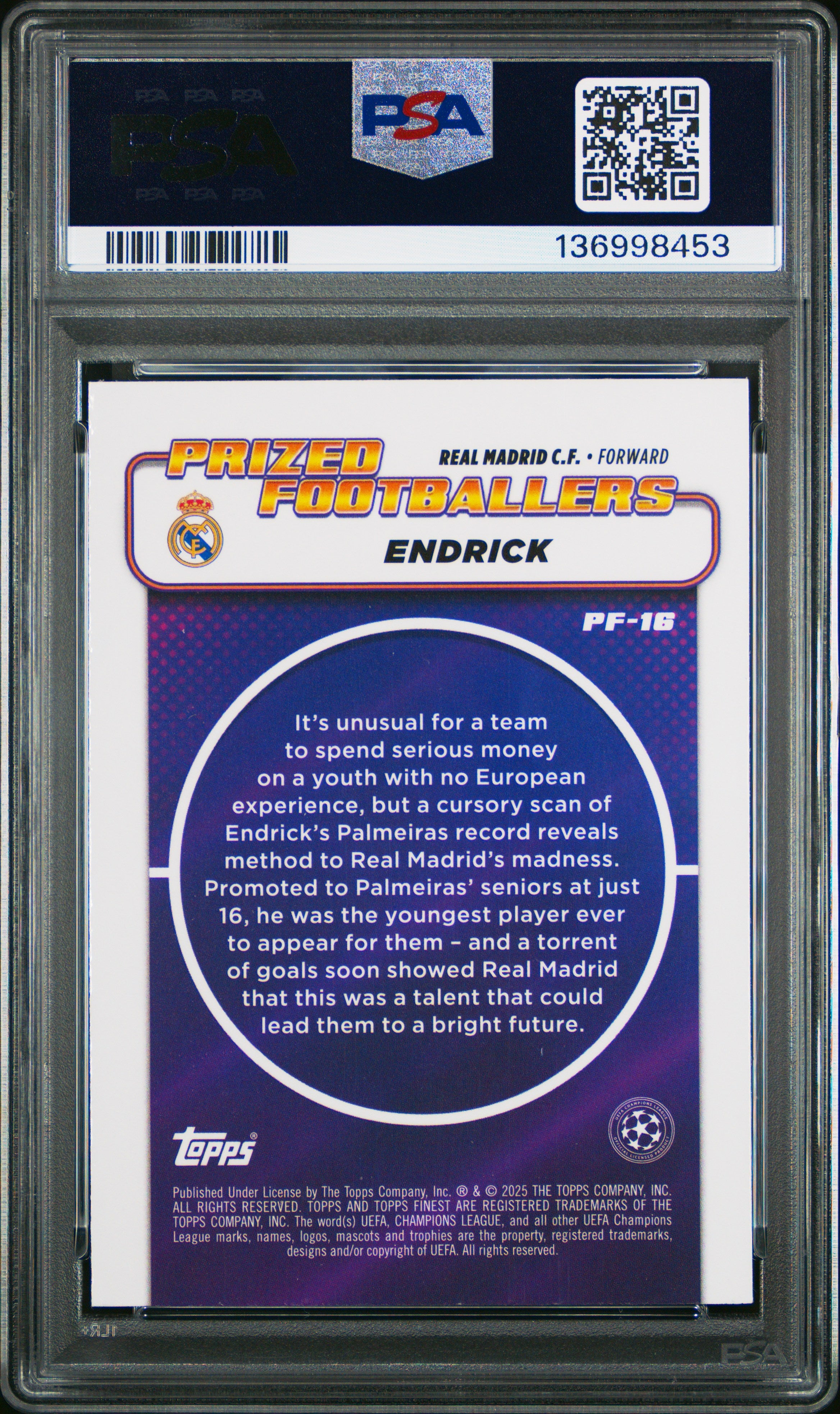 24/25 Finest UCC Endrick Prized