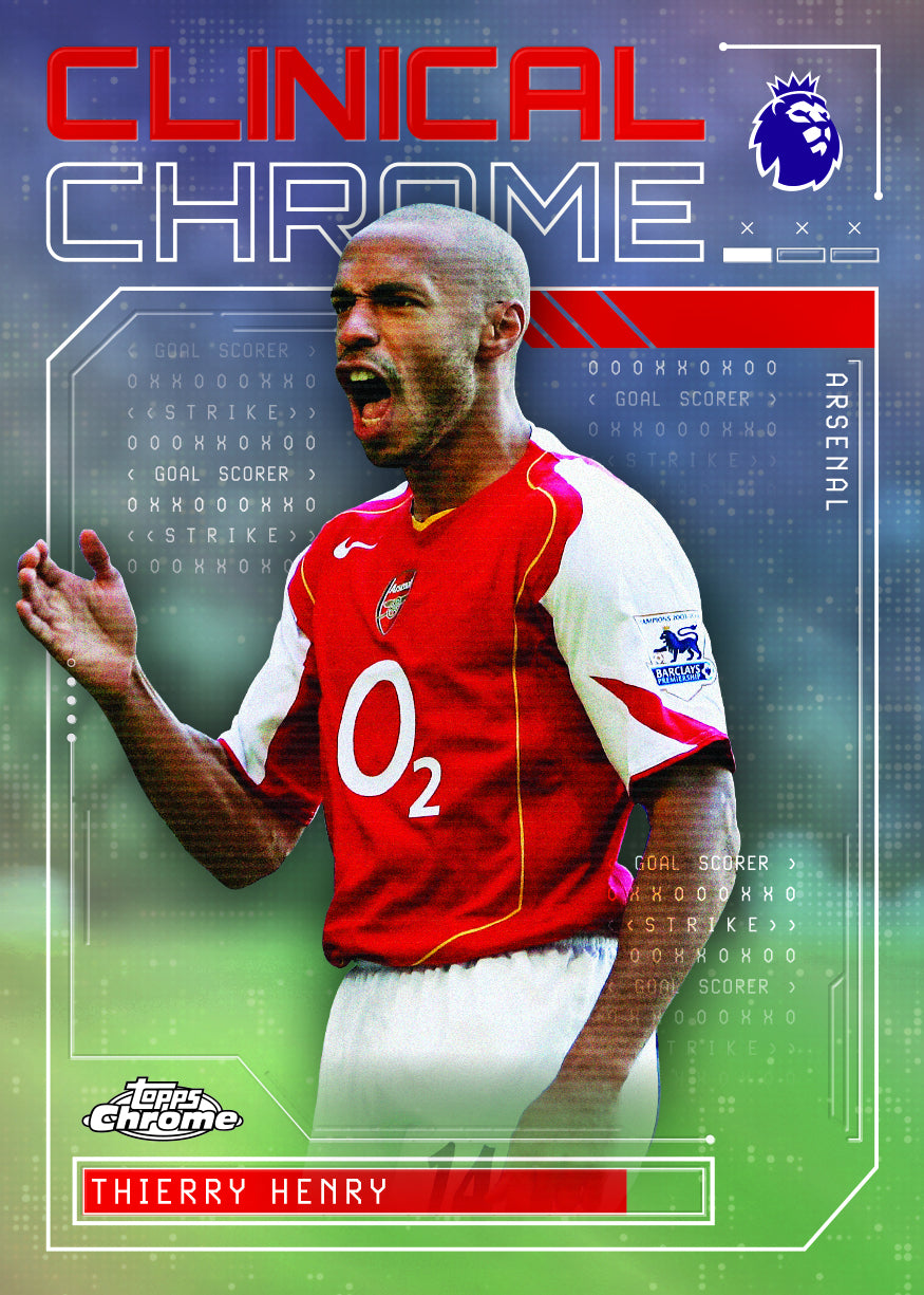 Topps Chrome 2026 Premier League Chrome Hanger Pack Trading Cards