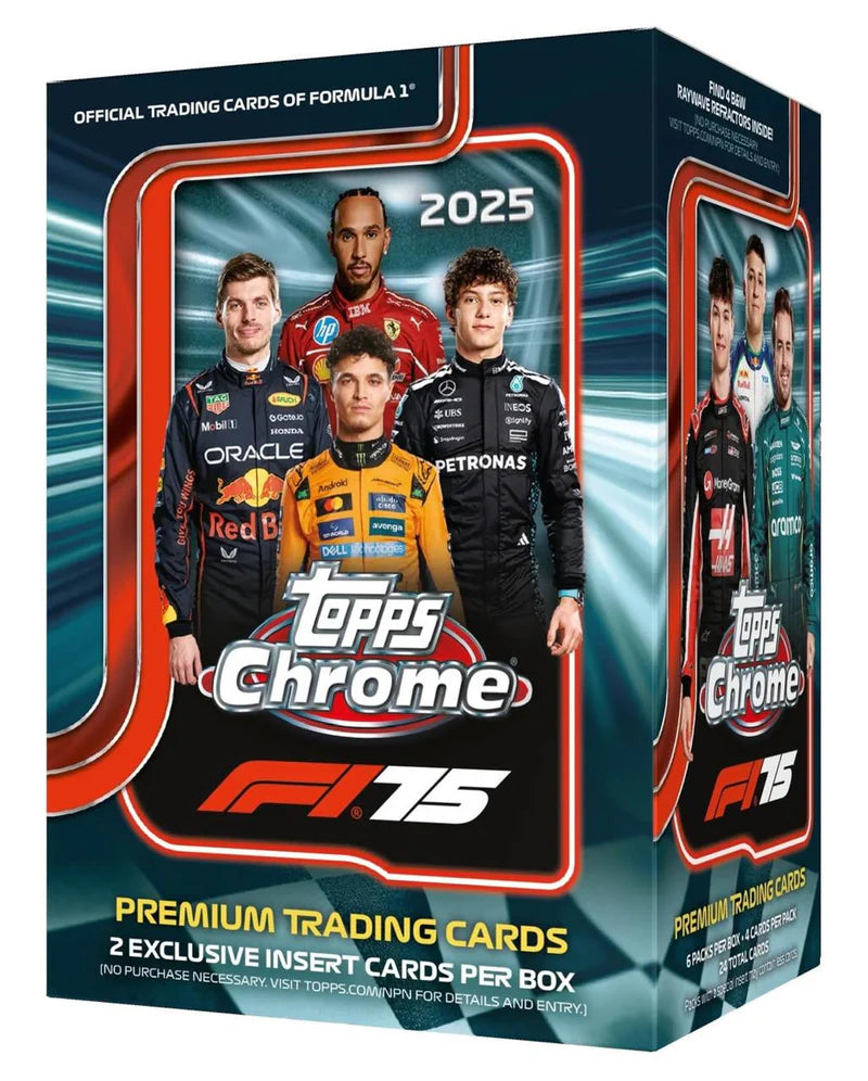 Topps Chrome® Formula 1 2025 Trading Cards Value Box - *Pre-Order*