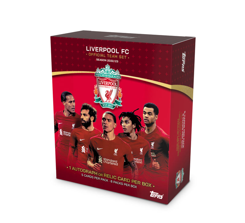 Topps UCL Liverpool Team Set 2022/23 Box