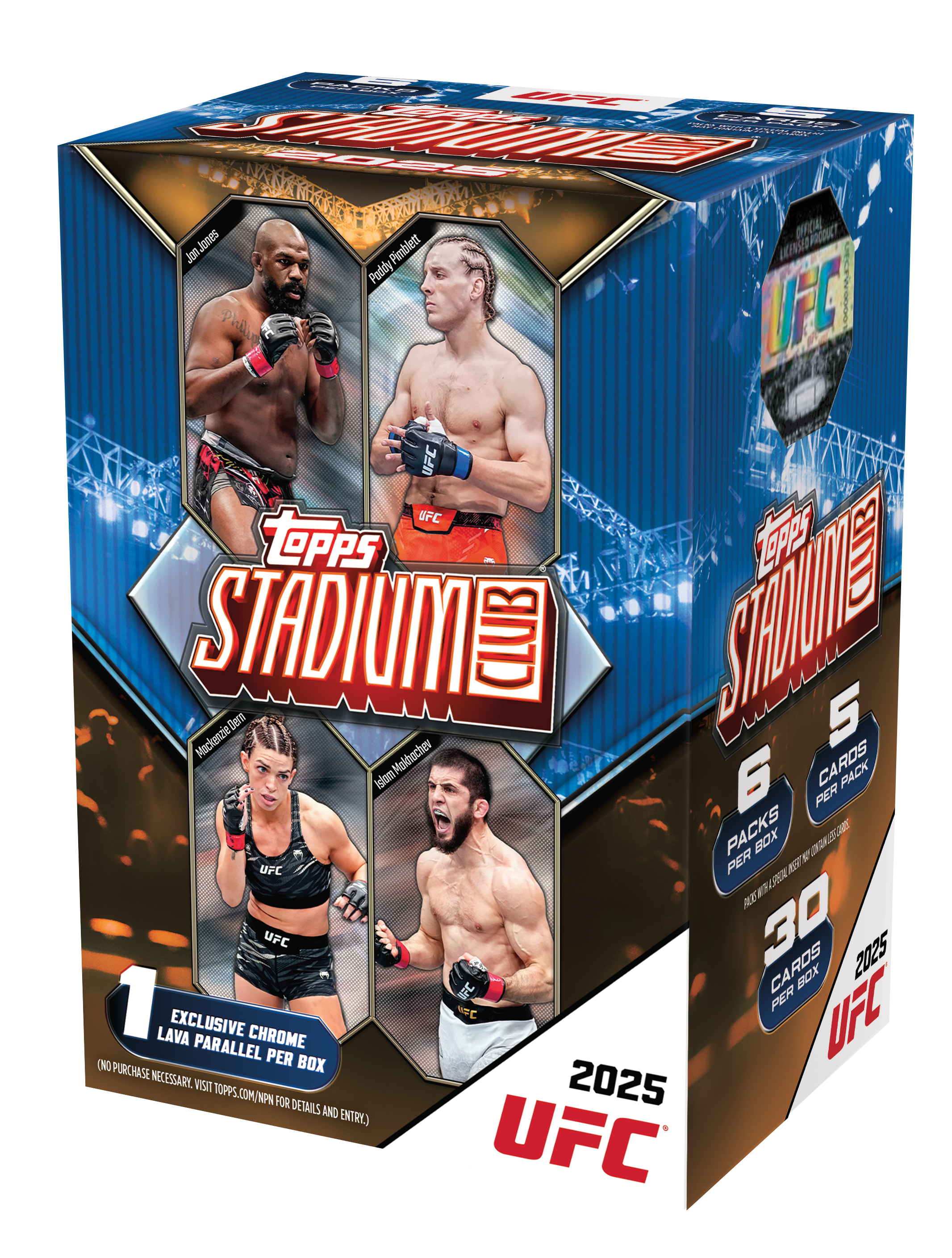 Topps UFC Stadium Club 2025 Trading Cards Value Box