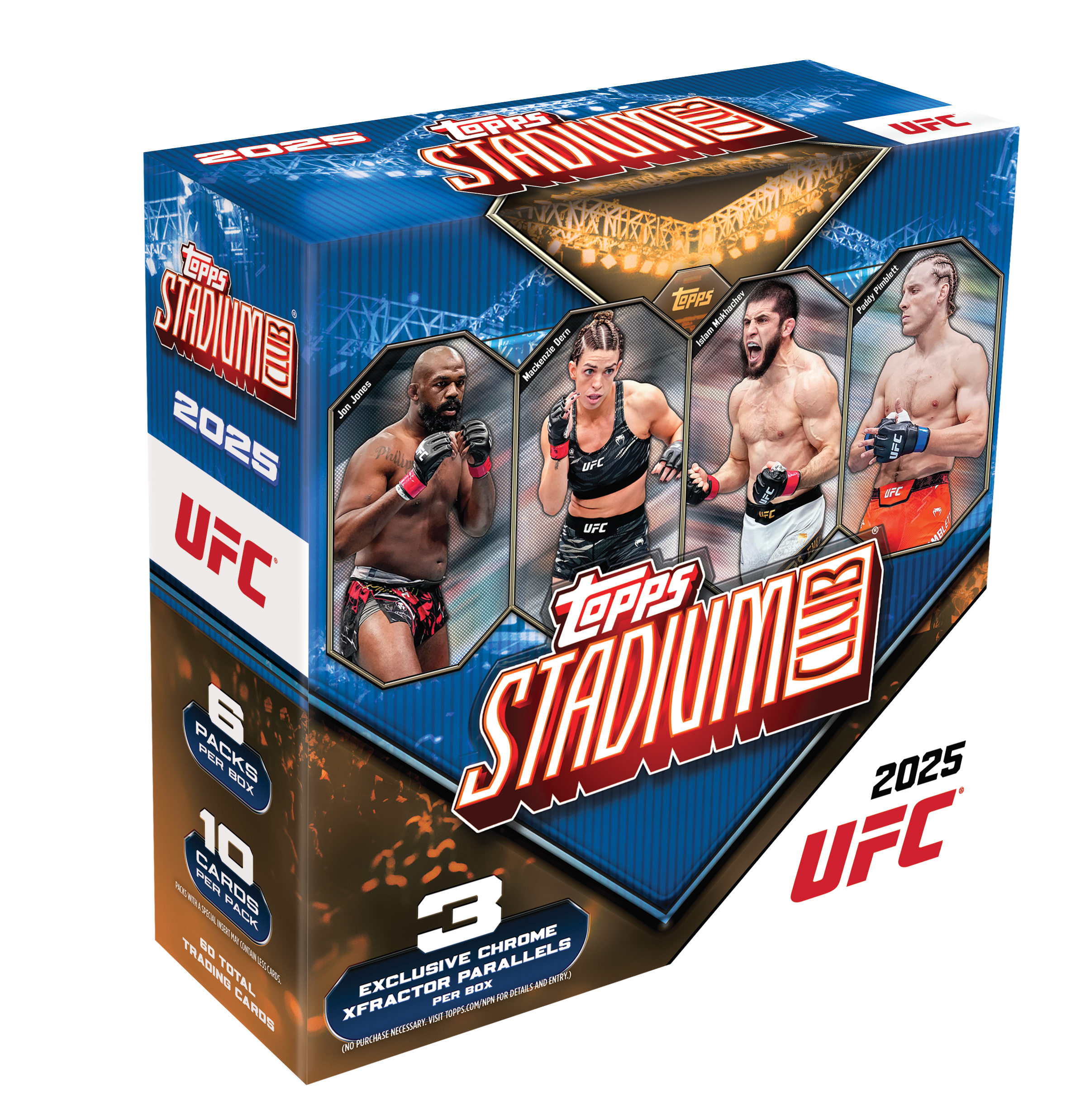 Topps UFC Stadium Club 2025 Trading Cards Mega Box
