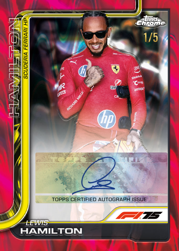 Topps Chrome® Formula 1 2025 Hobby Box Trading Cards