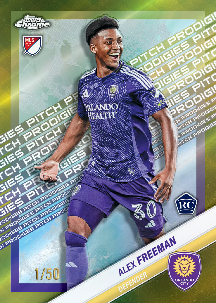 Topps Chrome® MLS 2025 Hobby Box Trading Cards