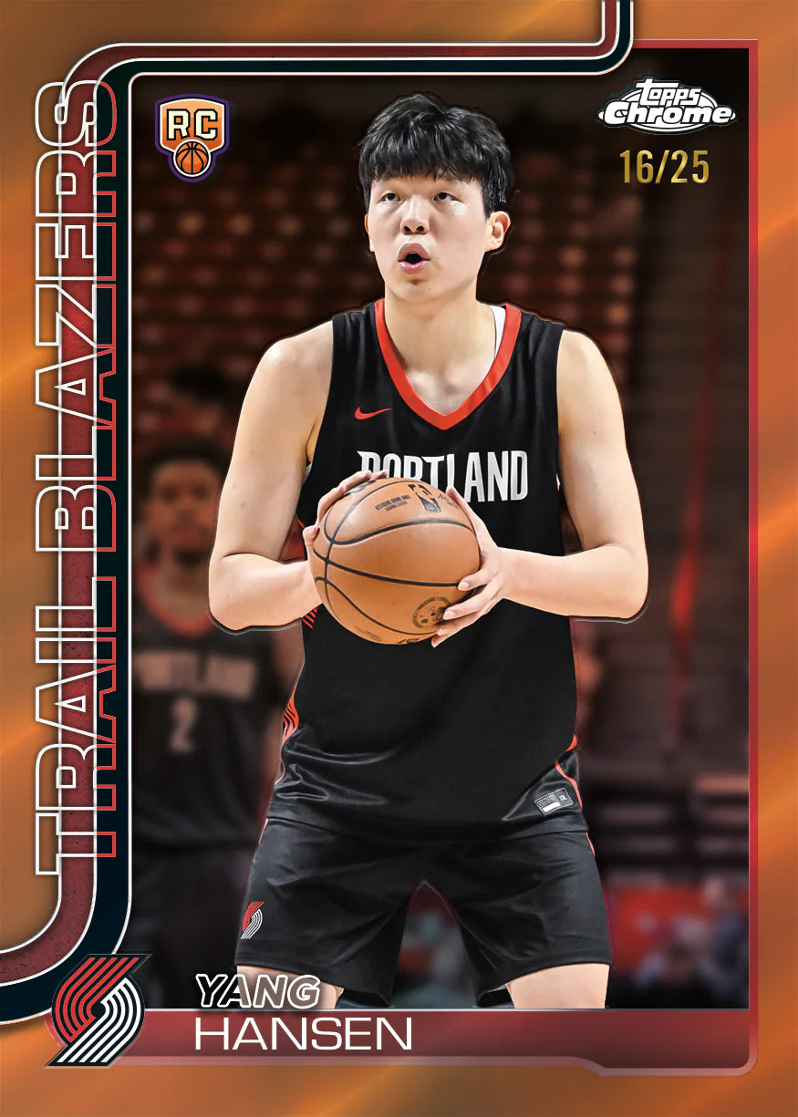 2025-26 Topps Chrome® Basketball Trading Cards Hobby Box