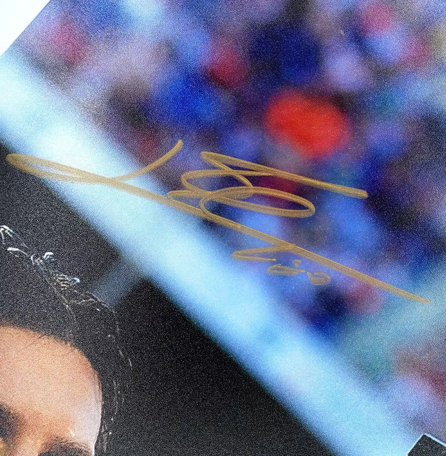 Lionel Messi Signed FC Barcelona Photo (Framed): Golden Boot Winner