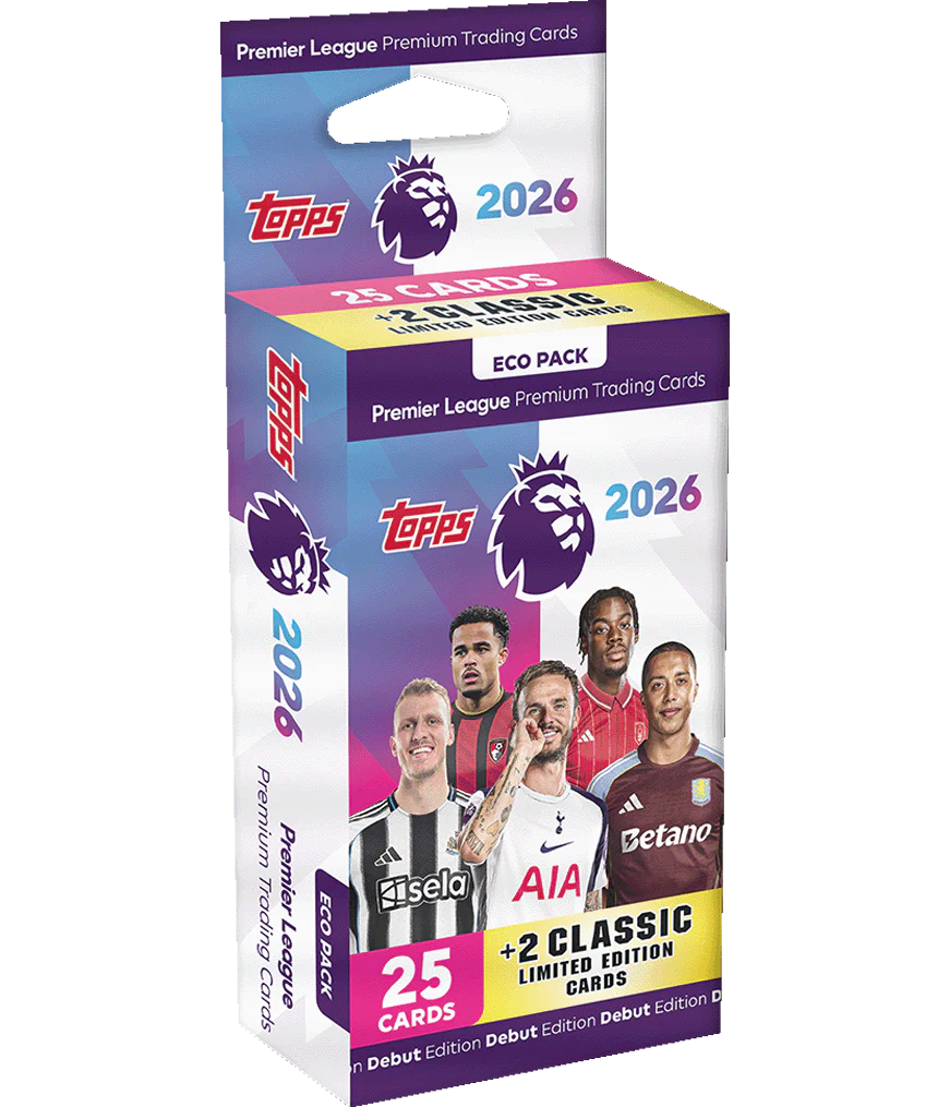 Topps Premier League 2026 Eco Pack Trading Cards