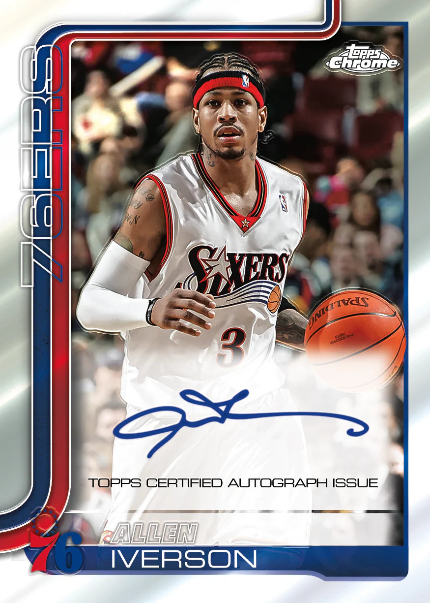 2025-26 Topps Chrome® Basketball Trading Cards Value Box