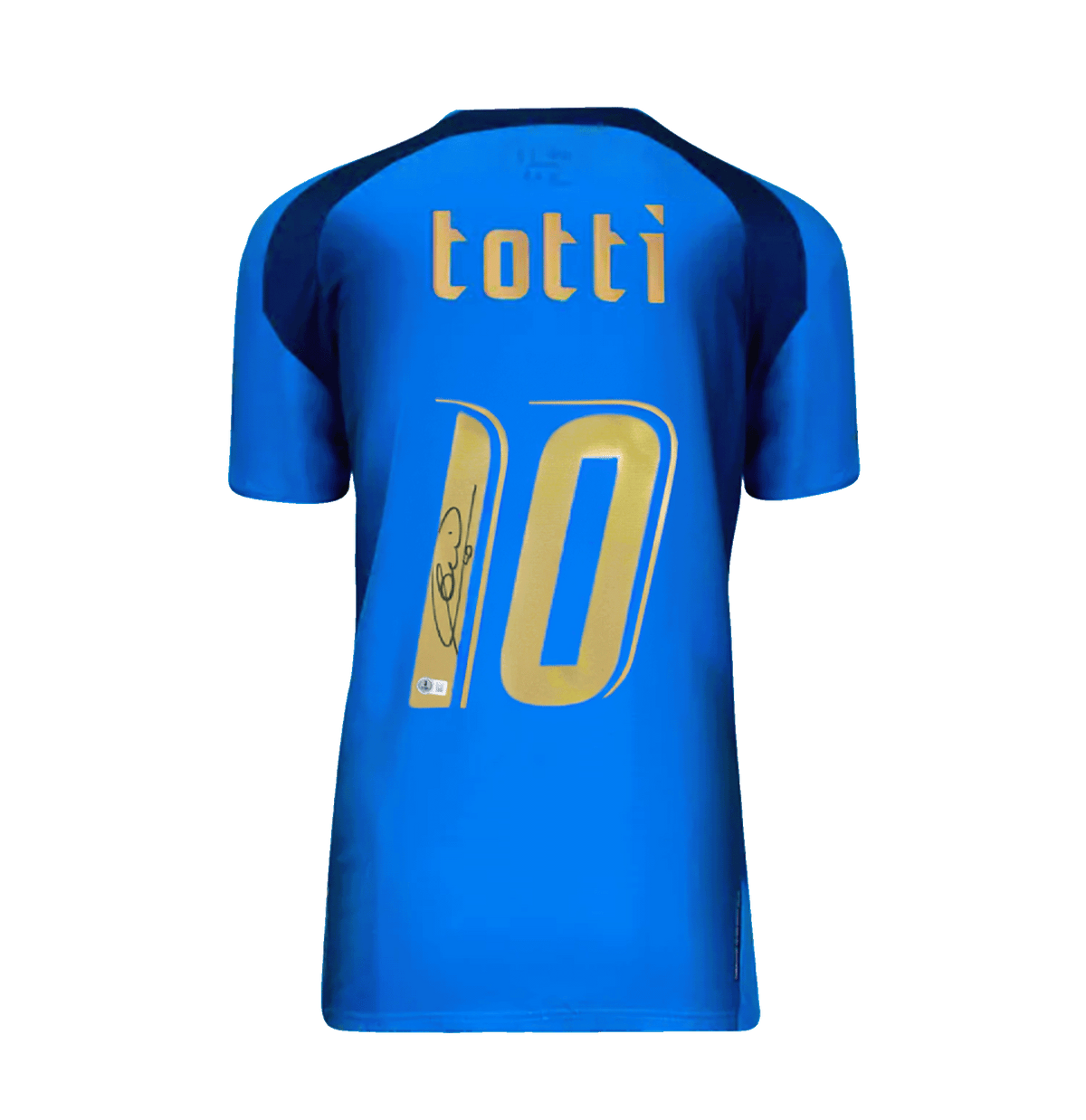 Francesco Totti 2006 Italy Home Signed Shirt with Beckett