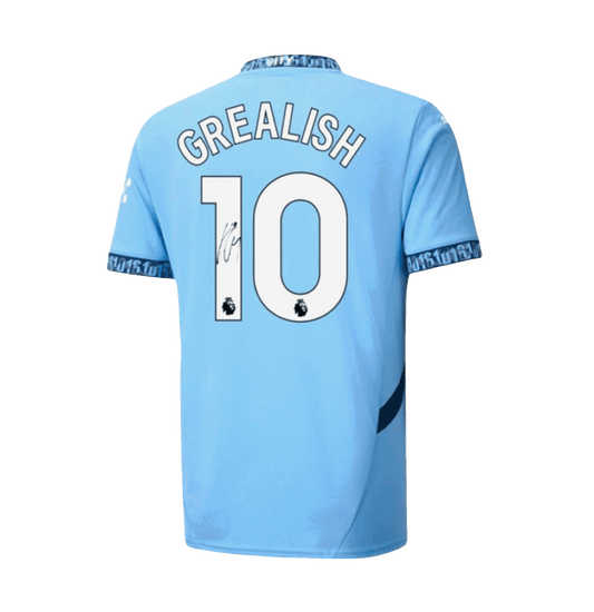 Jack Grealish 2024/25 Manchester City Home Signed Shirt