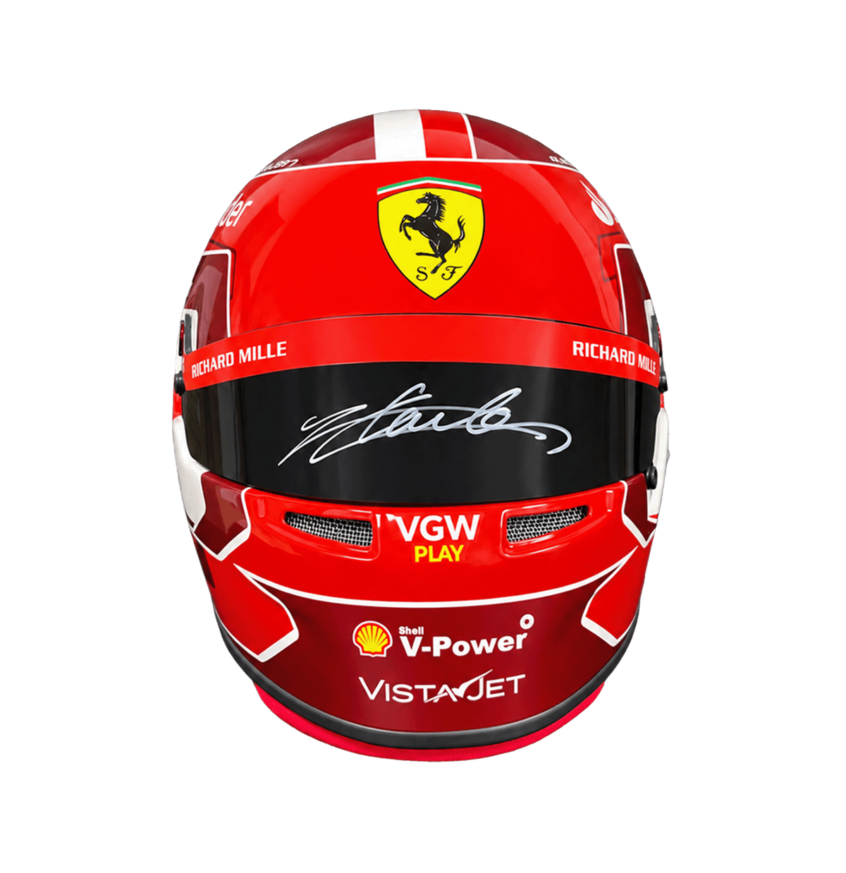 Charles Leclerc 2024 Signed Mini Helmet