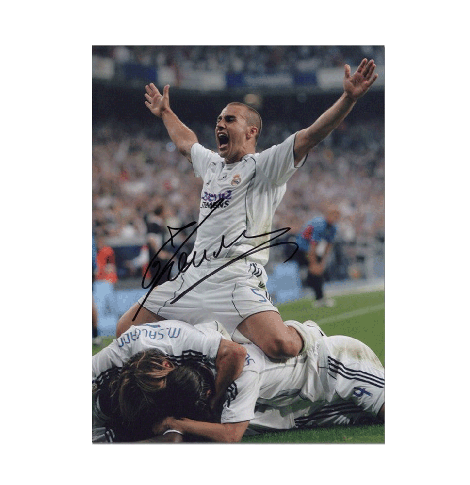 Fabio Cannavaro Real Madrid Signed Image