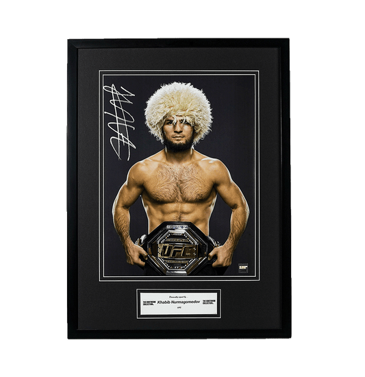 Khabib Nurmagomedov UFC Championship Signed Image