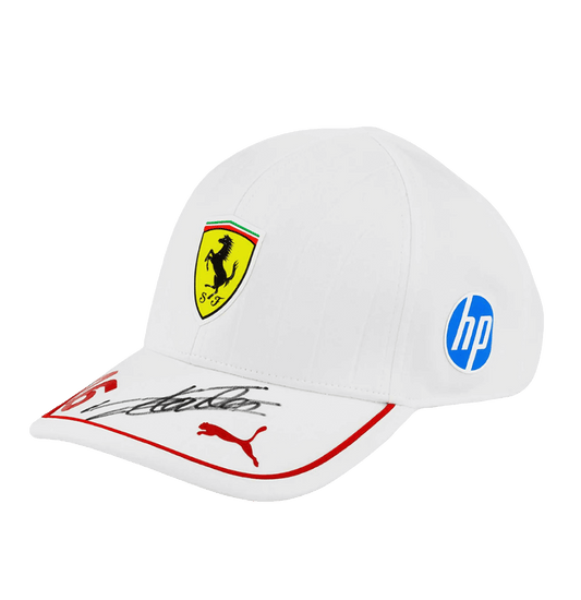 Charles Leclerc 2025 Signed Miami White Limited Edition CL 16 CAP