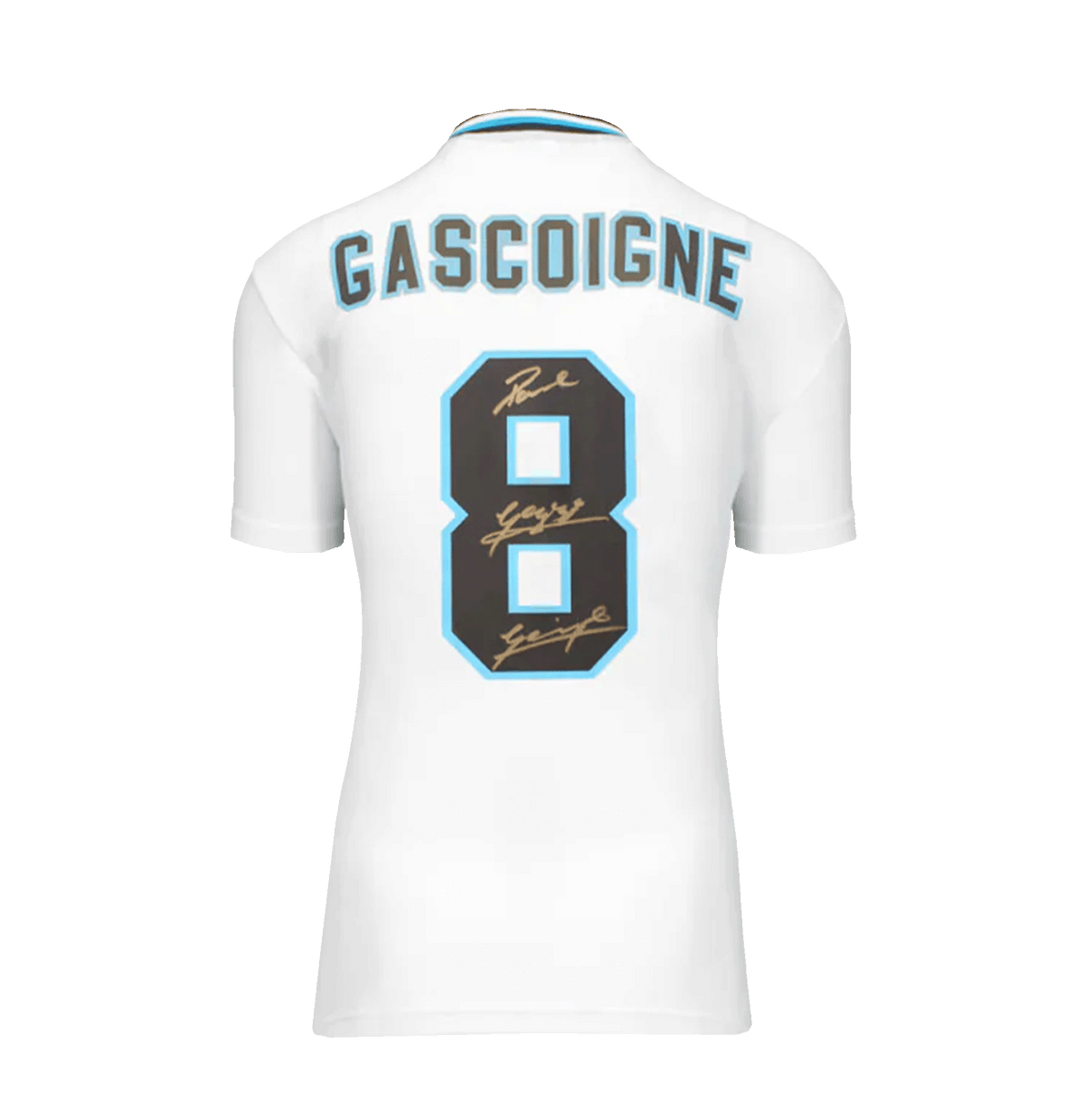 Paul Gascoigne 1996 England Home Signed Shirt