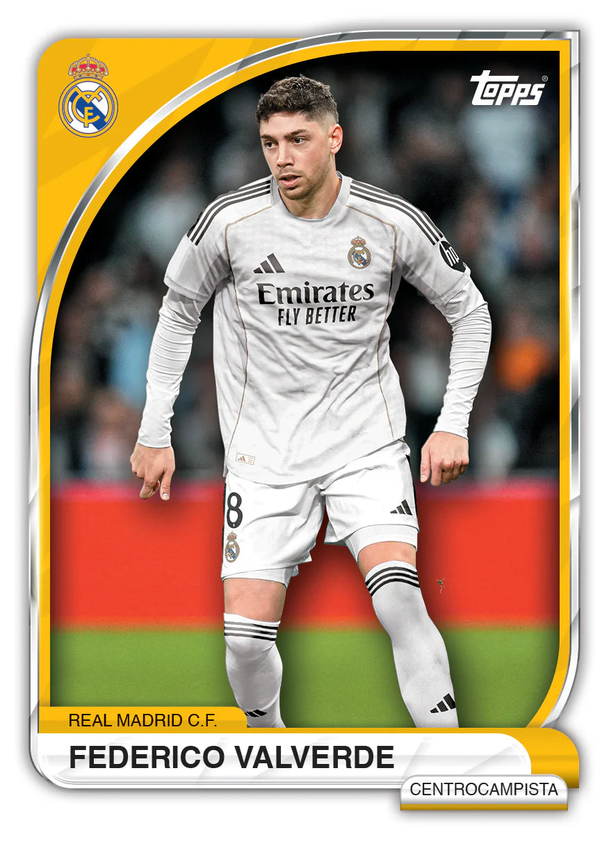 Topps 2025/26 Real Madrid Trading Cards Collector Tin