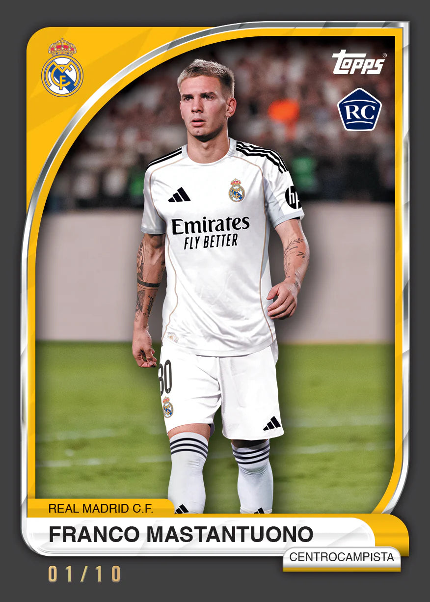Topps 2025/26 Real Madrid Trading Cards Collector Tin