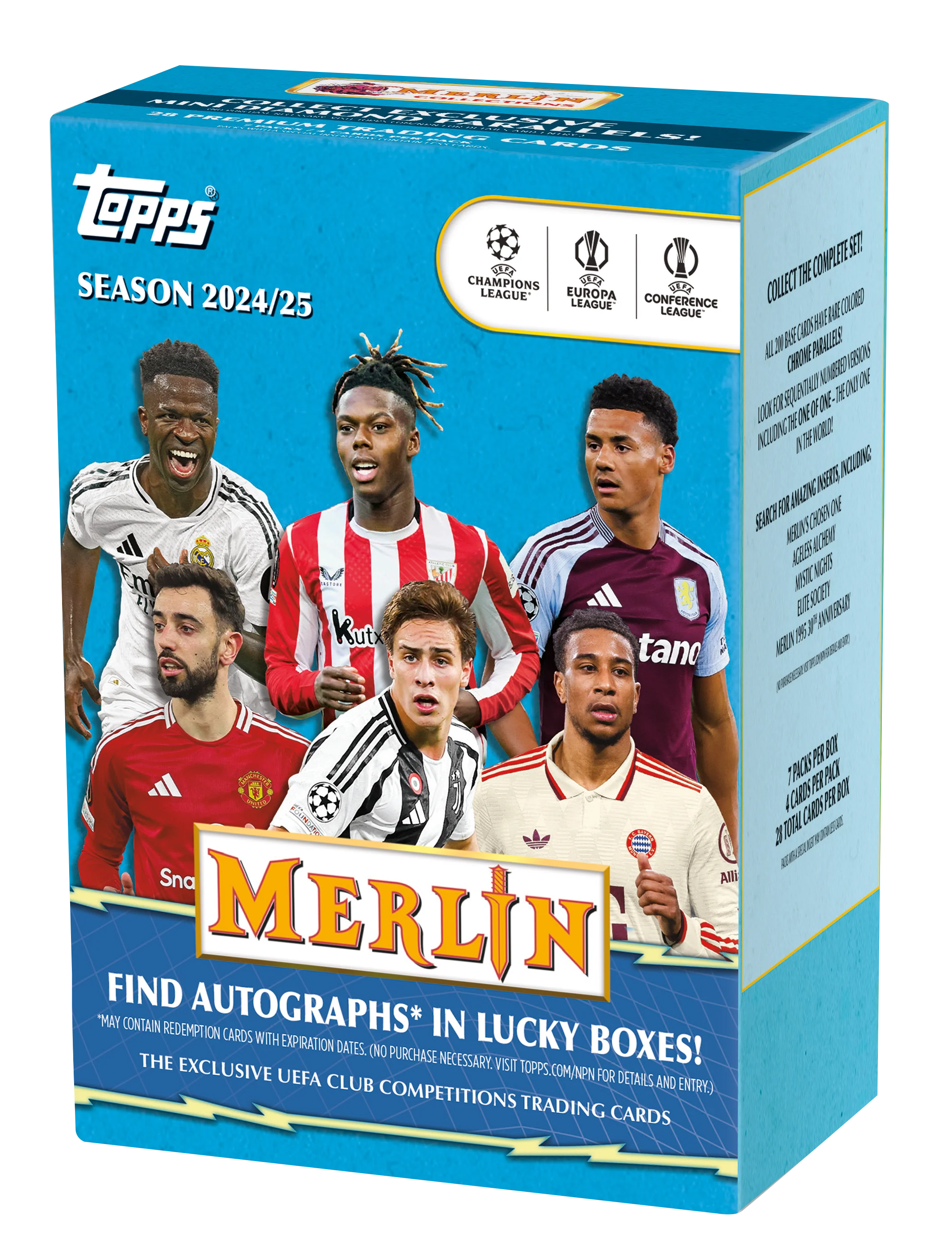 2024-25 Topps Merlin UCC Trading Cards Value Box