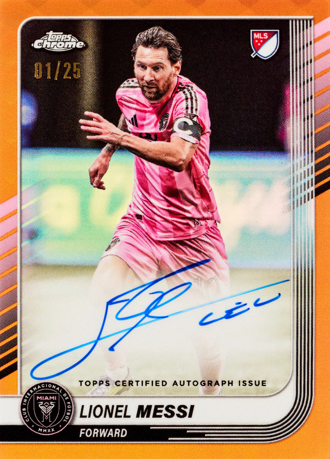 Topps Chrome® MLS 2025 Hobby Box Trading Cards