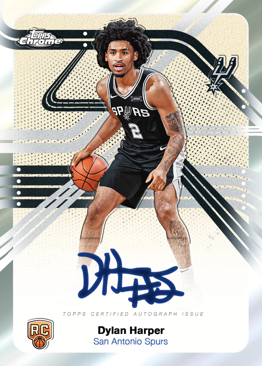 2025-26 Topps Chrome® Basketball Trading Cards Value Box
