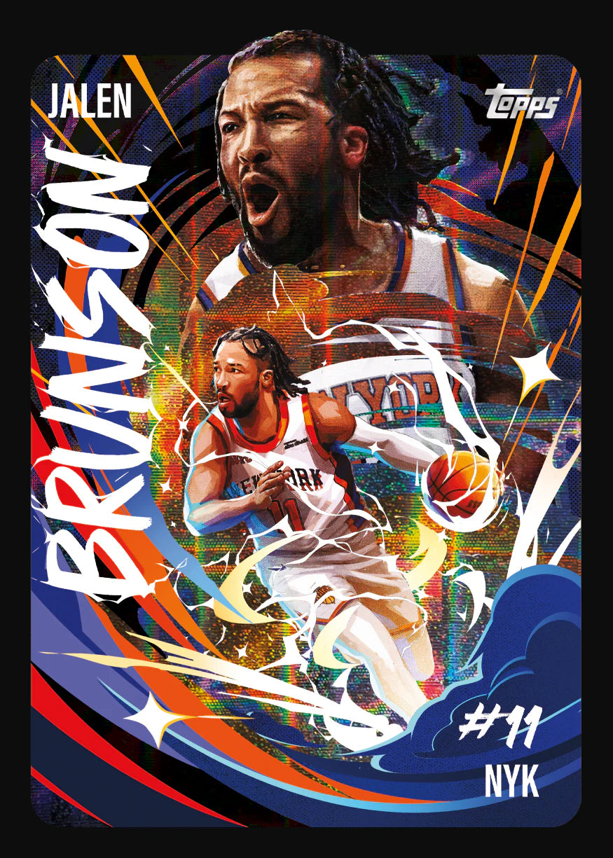 2025-26 Topps Chrome® Basketball Trading Cards Hobby Box
