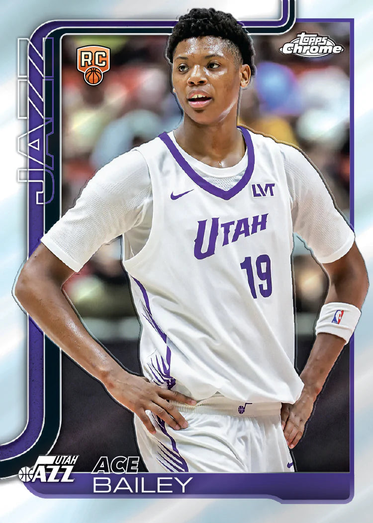 2025-26 Topps Chrome® Basketball Trading Cards Hobby Box