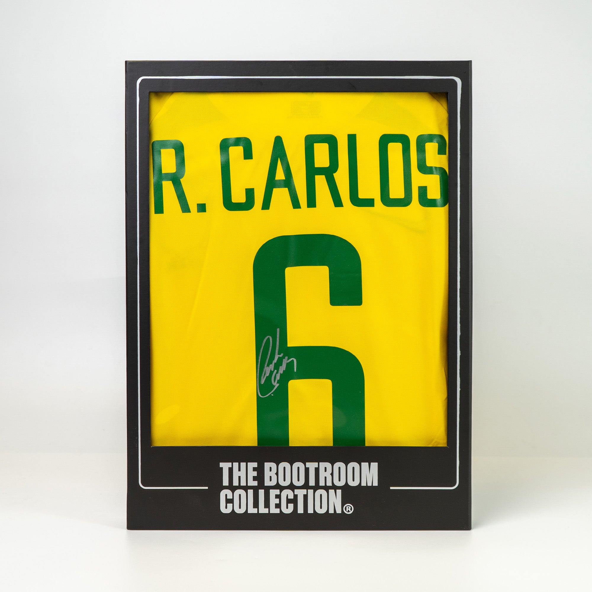 Roberto Carlos Signed Brazil 2002-04 National Team Jersey