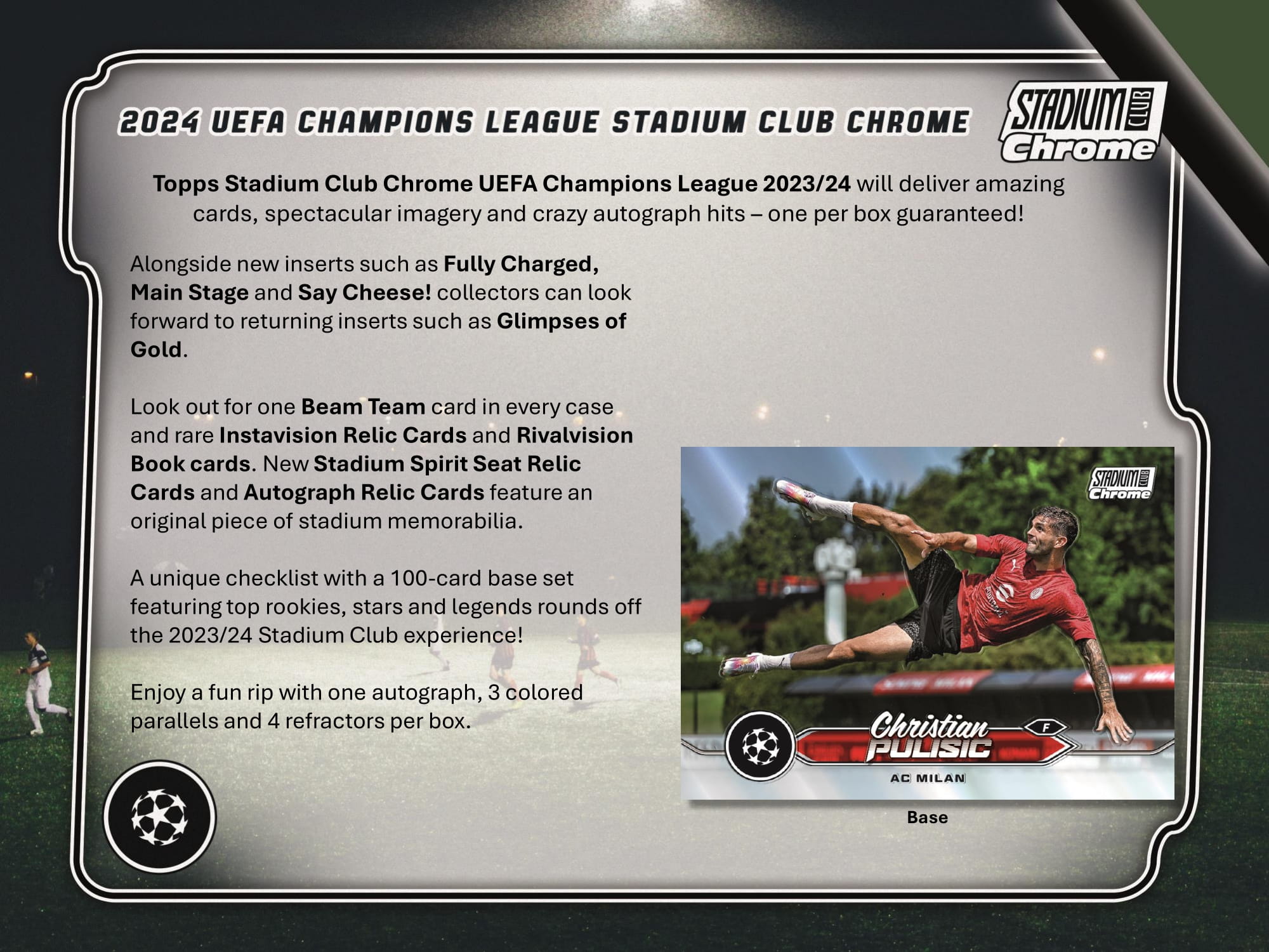 Topps Stadium Club Chrome UEFA Club Competitions 2023/24