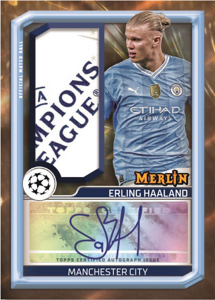 2023/24 Topps Chrome UEFA Merlin Soccer Hobby Box