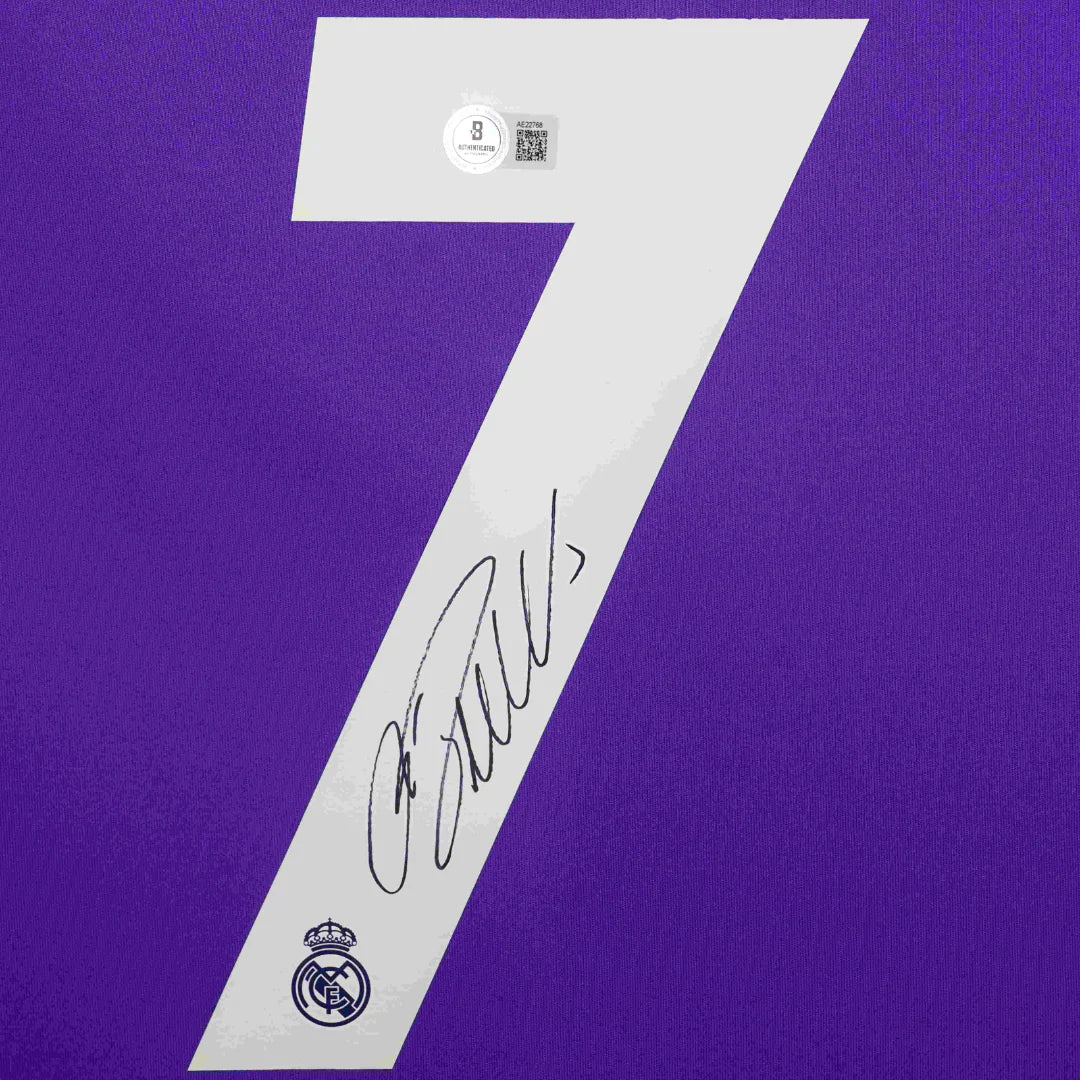 CRISTIANO RONALDO SIGNED REAL MADRID 2017 UCL FINAL JERSEY WITH BECKETT COA