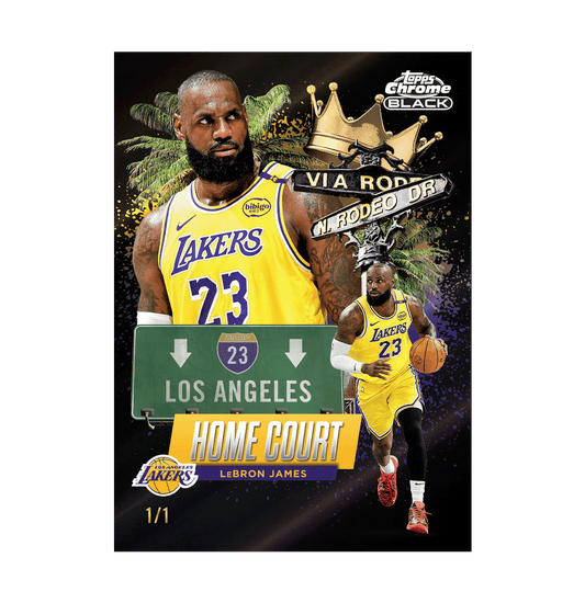 2025-26 Topps Chrome Black Basketball Hobby Box Trading Cards