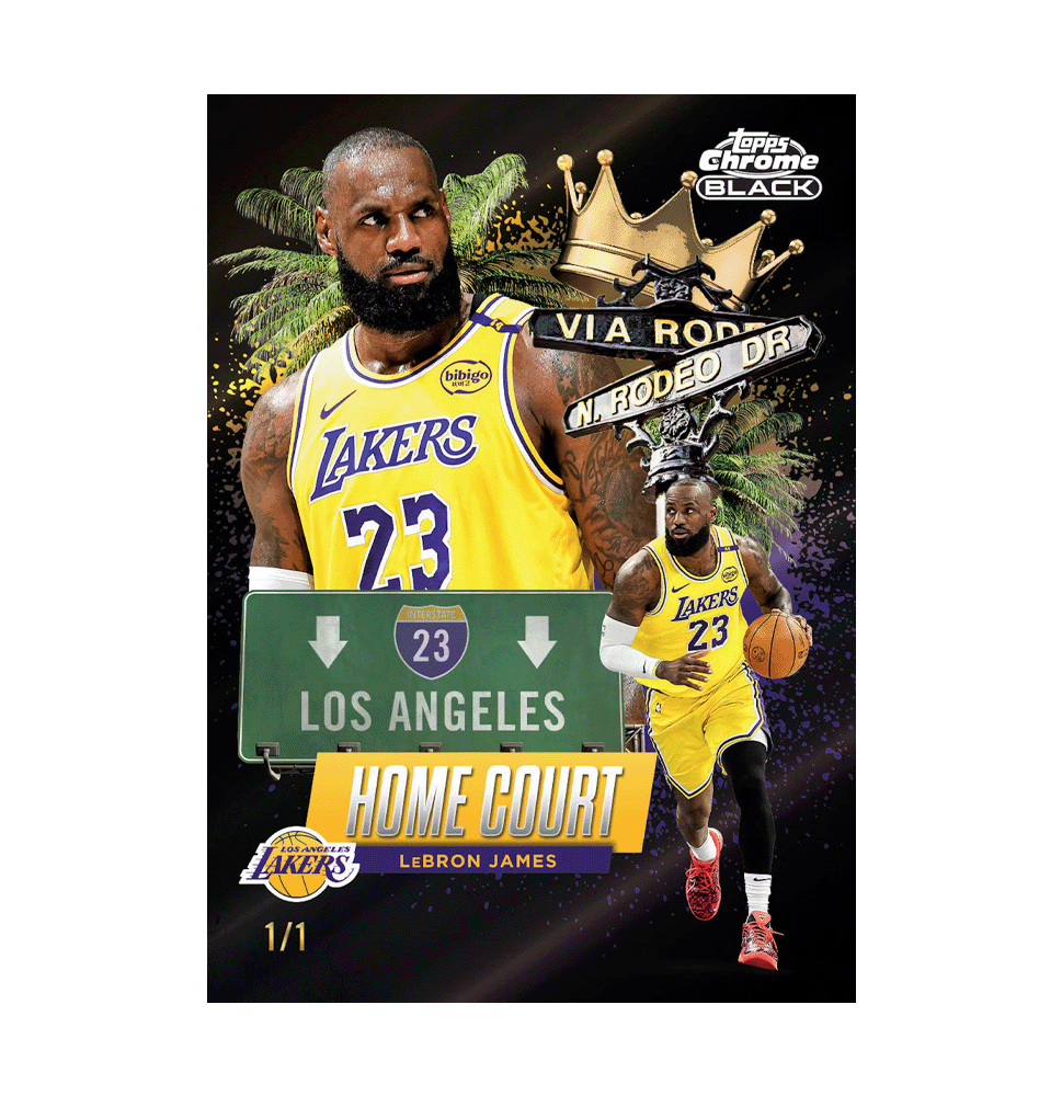 2025-26 Topps Chrome Black Basketball Hobby Box Trading Cards