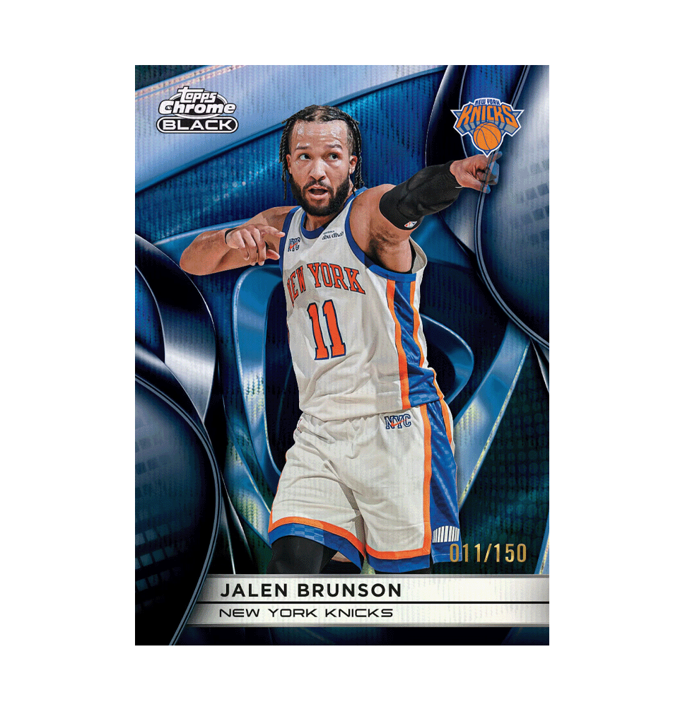 2025-26 Topps Chrome Black Basketball Hobby Box Trading Cards