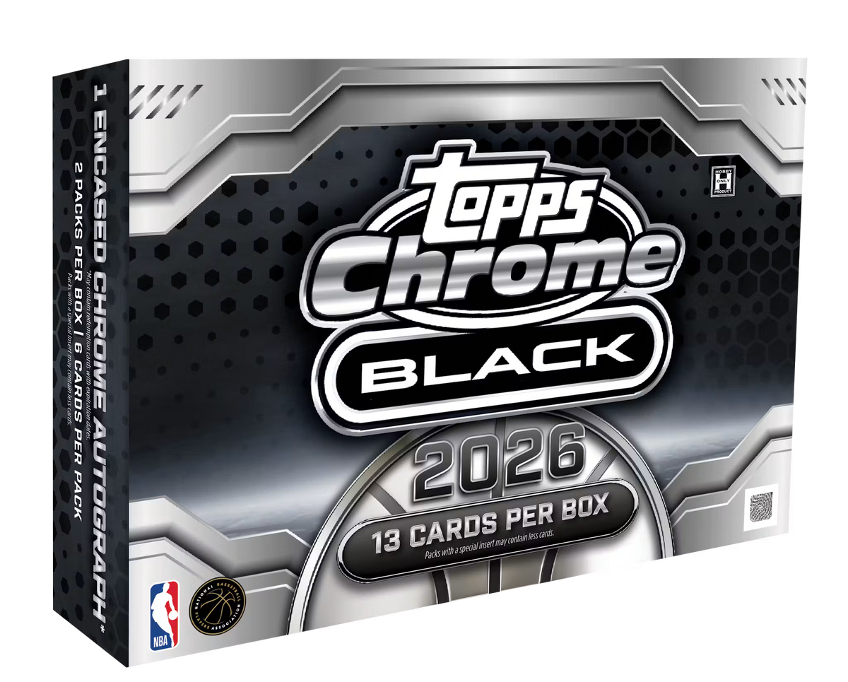 2025-26 Topps Chrome Black Basketball Hobby Box Trading Cards