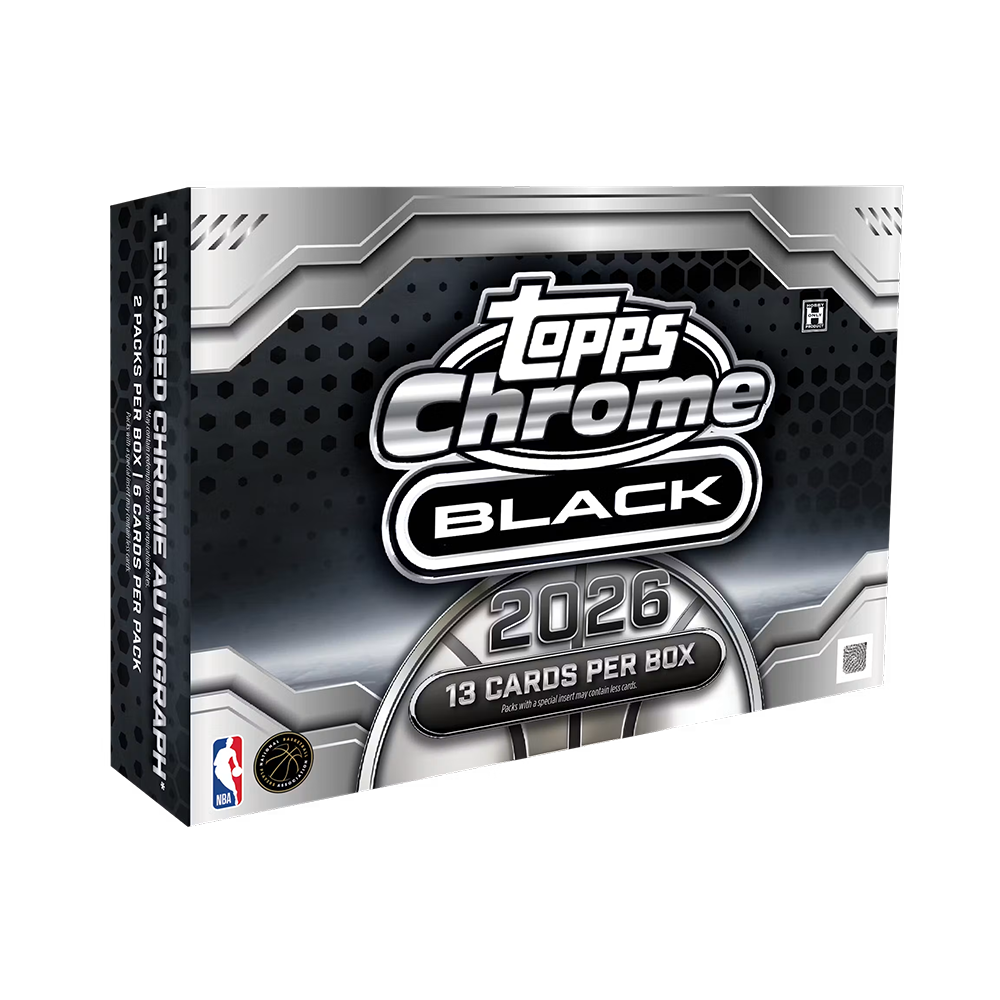 2025-26 Topps Chrome Black Basketball Hobby Box Trading Cards