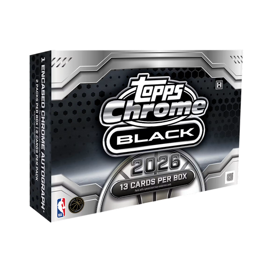 2025-26 Topps Chrome Black Basketball Hobby Box Trading Cards