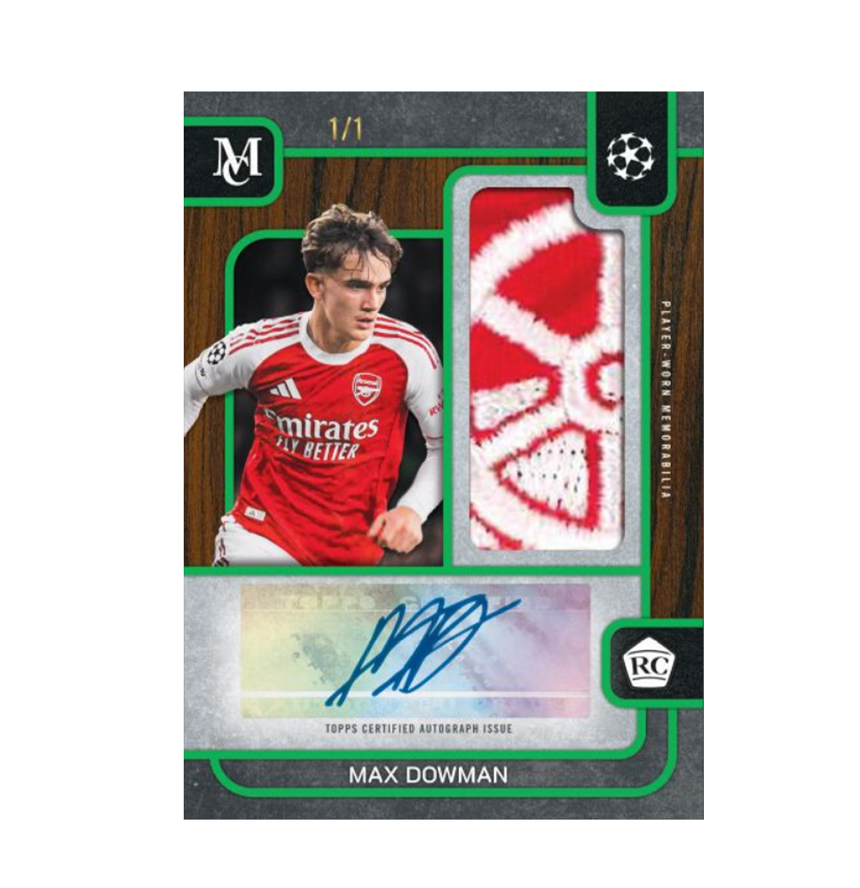 2025/26 Topps Museum Collection UEFA Club Competitions Soccer Hat Trick Box