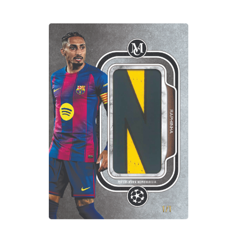 2025/26 Topps Museum Collection UEFA Club Competitions Soccer Hat Trick Box
