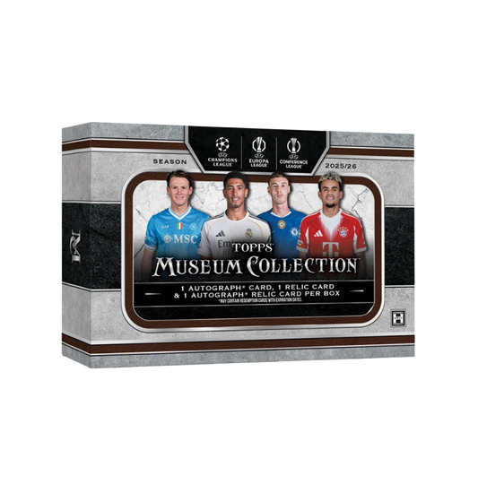 2025-26 Topps Museum Collection UEFA Club Competitions Soccer Hobby Box