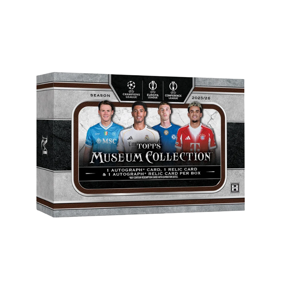2025-26 Topps Museum Collection UEFA Club Competitions Soccer Hobby Box