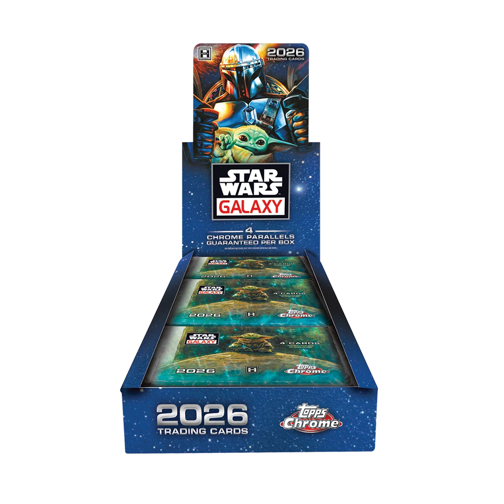 2026 Topps Star Wars Chrome Galaxy Hobby Box Trading Cards