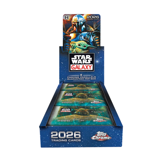 2026 Topps Star Wars Chrome Galaxy Hobby Box Trading Cards
