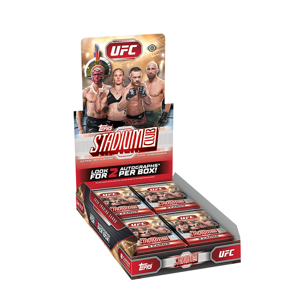 2026 Topps UFC Stadium Club Hobby Box Trading Cards