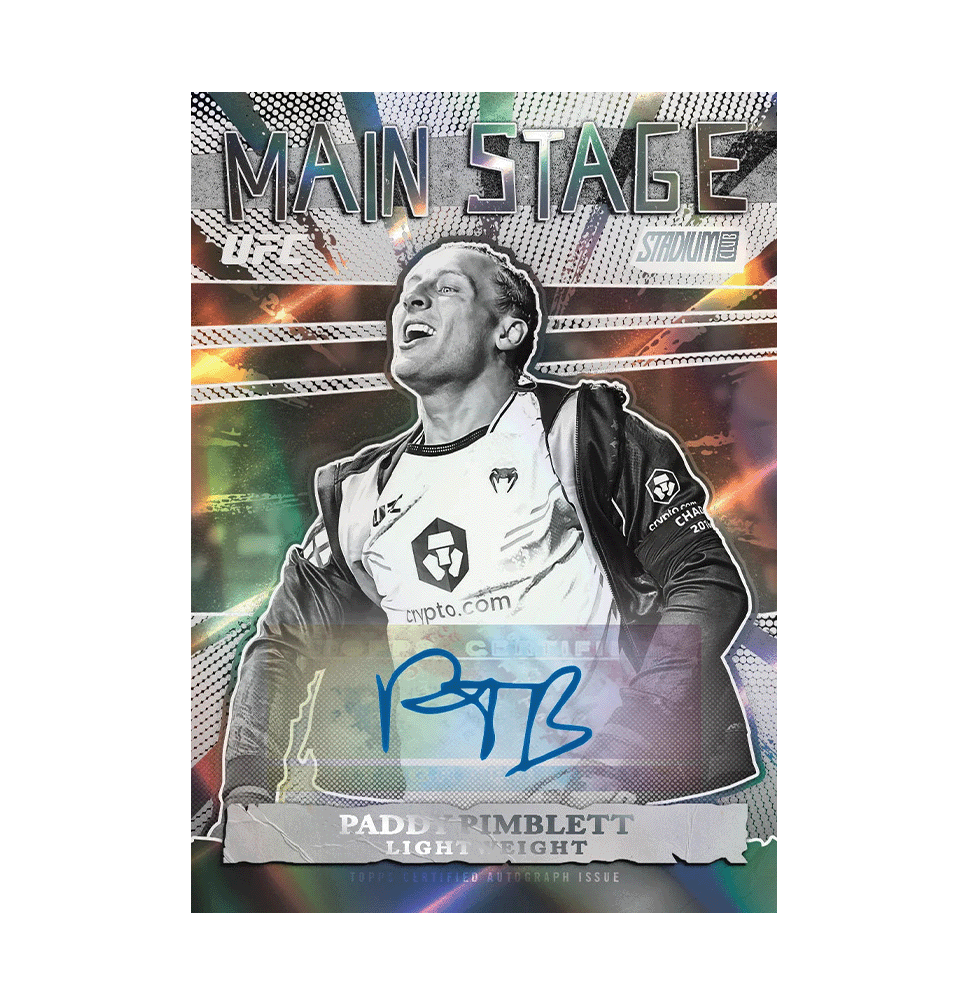 2026 Topps UFC Stadium Club Mega Box Trading Cards