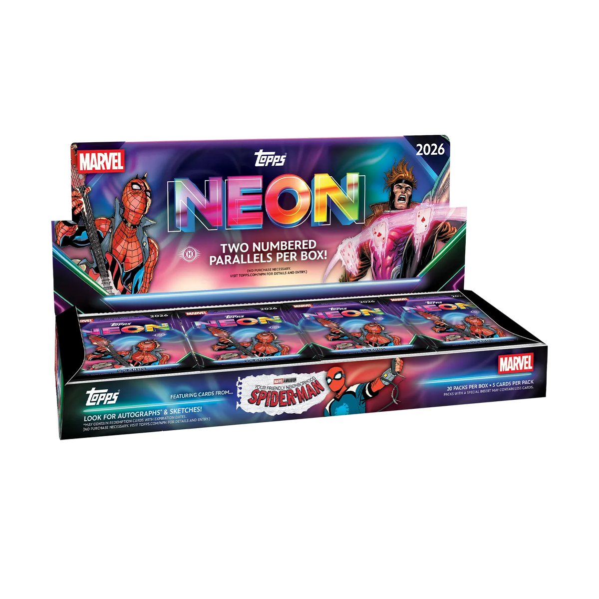 2026 Topps Neon Marvel - Hobby Box