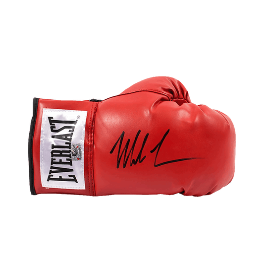 Mike Tyson Signed Red Everlast Boxing Glove